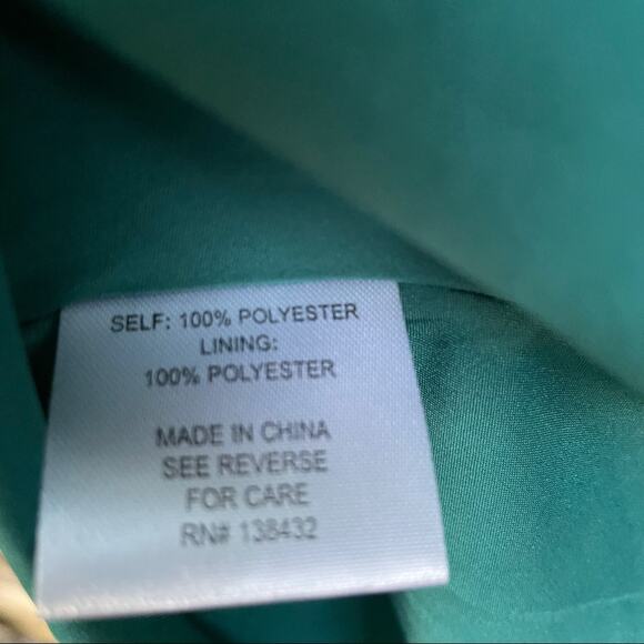 ModCloth Dress Chiffon Paisley Double V-Neck Flounce Edge Sleeveless Size Medium - Picture 8 of 8